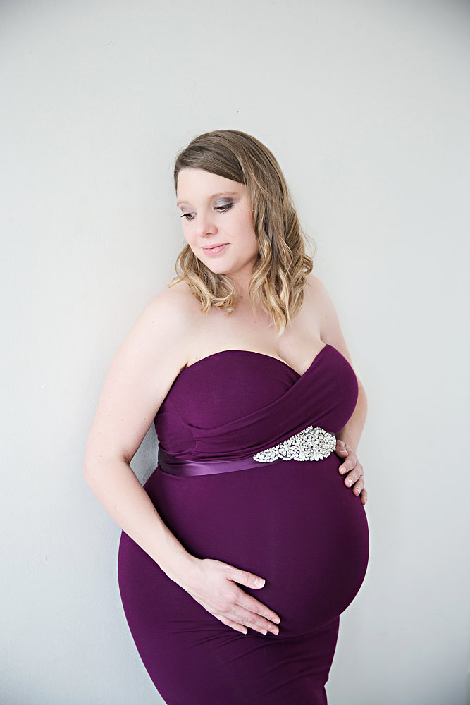 Studio Maternity Photos - Salt Lake City Utah - Jillian