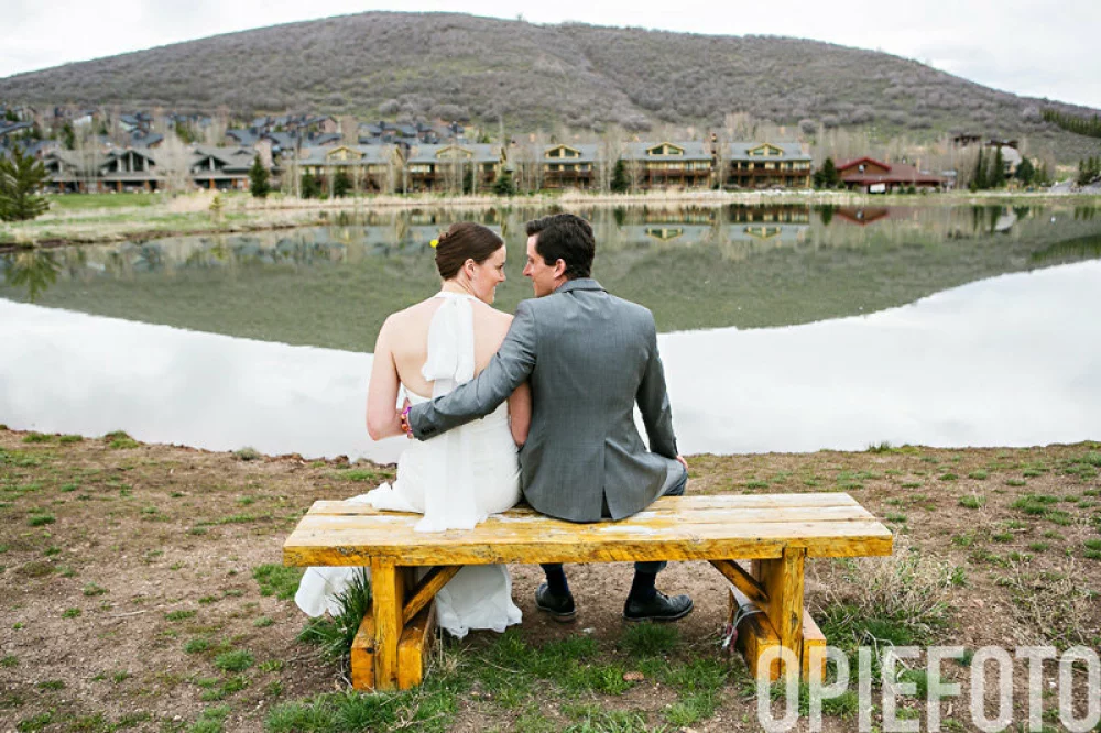 Image of deer valley park city wedding