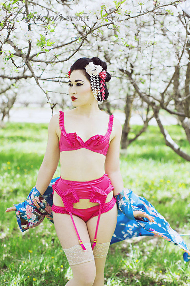 Geisha Boudoir Lingerie Photography