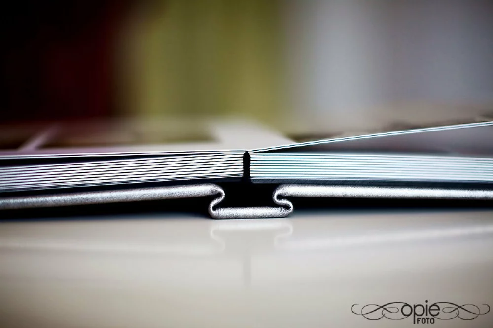 Image of spine of wedding album