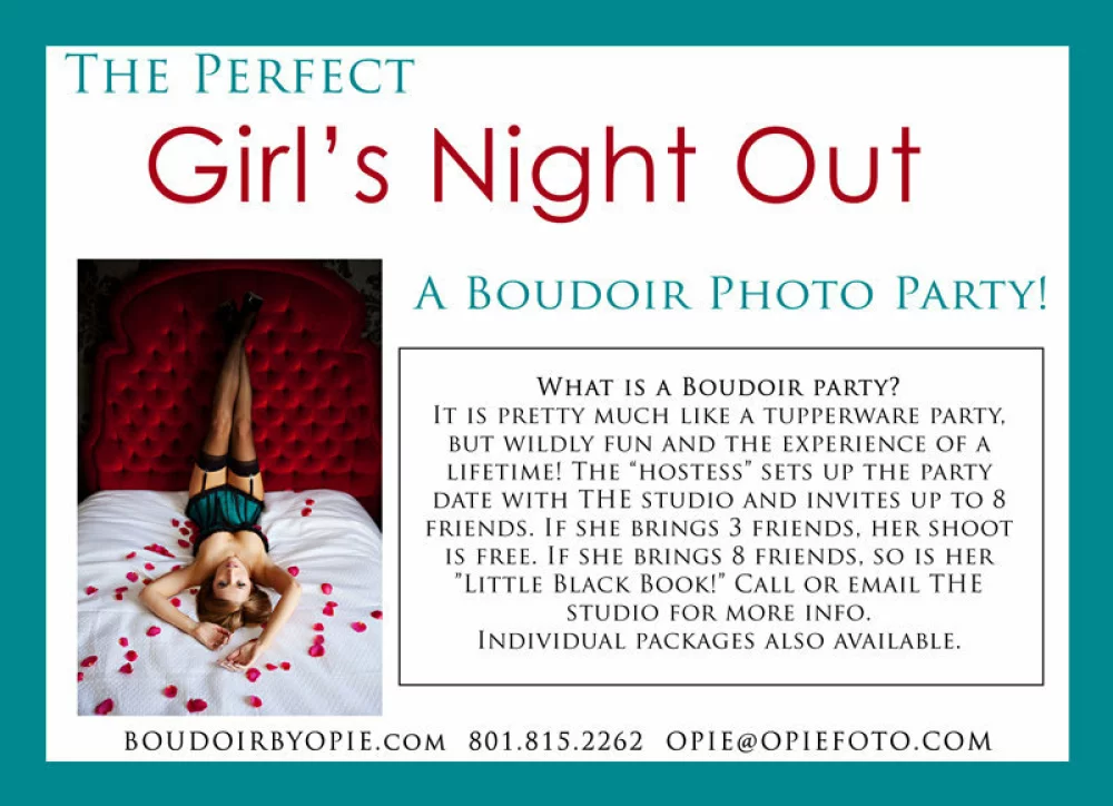 Image of utah boudoir party