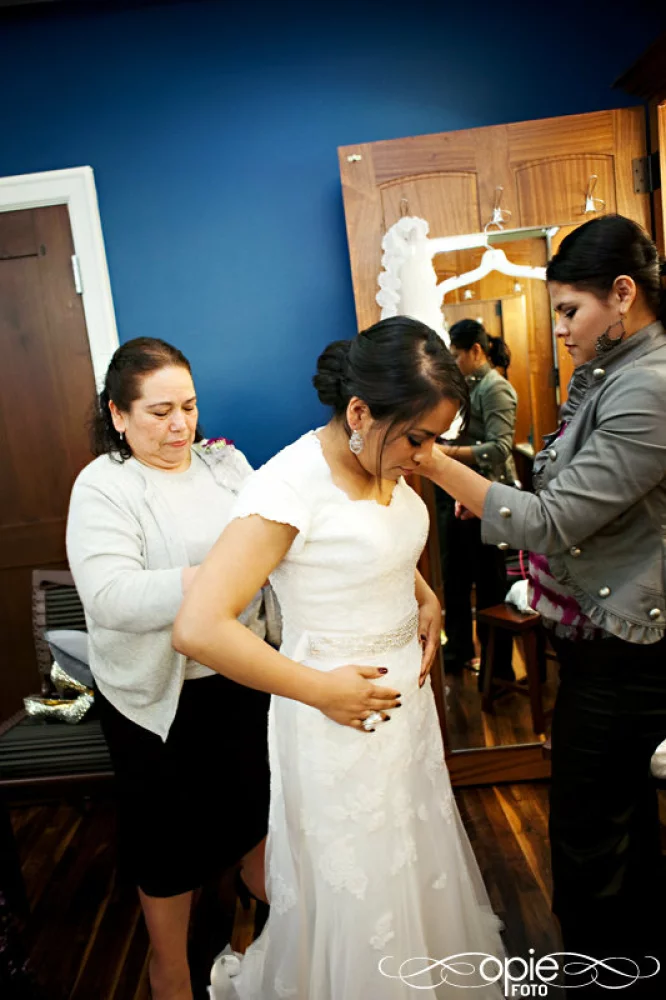 Image of getting ready wedding photos